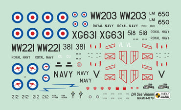 Mark I Models MKM144179 Sea Venom FAW.21/53 RN/RAN Service 1:144