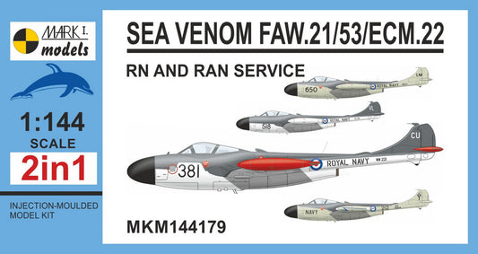 Mark I Models MKM144179 Sea Venom FAW.21/53 RN/RAN Service 1:144