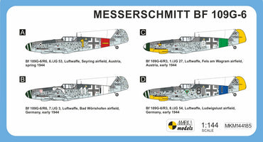 Mark I Models MKM144185 1:144 Messerschmitt Bf-109G-6 'Reich Defence'