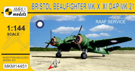 Mark I Models MKM14451 Beaufighter Mk.X/XI/21 RAAF 1:144
