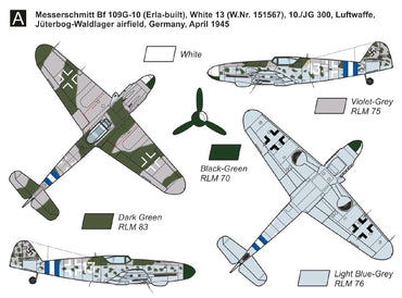 Mark I Models MKM14473N Bf-109G-10/Avia C-10 (2in1) 1:144