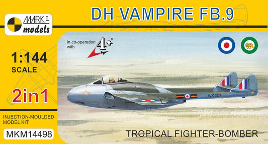 Mark I Models MKM14498 Vampire FB.9 Tropical Fighter 1:144
