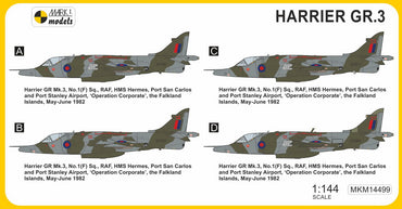 Mark I Models MKM14499 Harrier GR.3 Operation Corporate 1:144