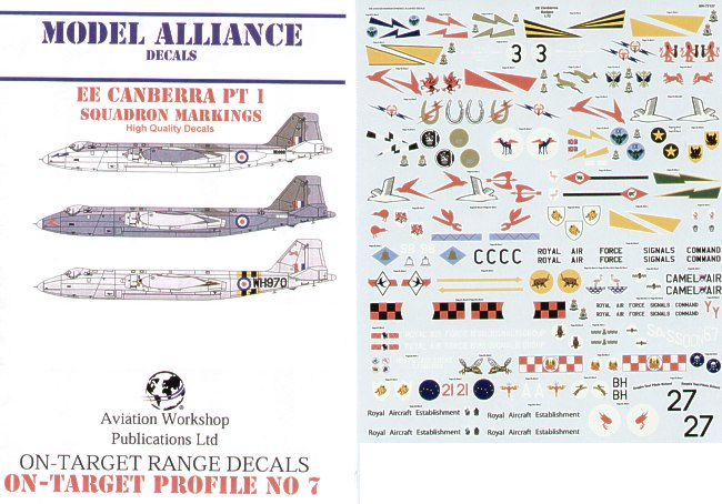 Model Alliance ML48127 1:48 BAC/EE Canberra Part 1