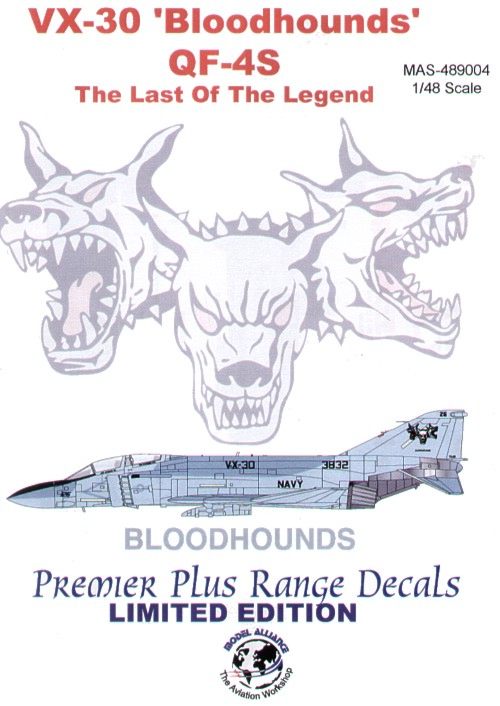 Model Alliance ML489004 QF-4S Phantom VX-30 Bloodhounds 1:48
