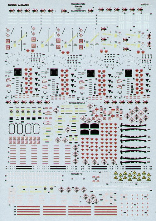 Model Alliance ML72111 Operation Telic Stencil Tornado/Harrier 1:72