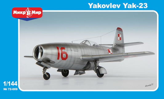 Mikro-Mir MM144-009 1:144 Yakovlev Yak-23 Soviet fighter