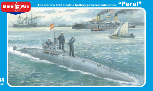 Mikro-Mir MM144-021 1:144 'Peral' The worlds first electric powered submarine