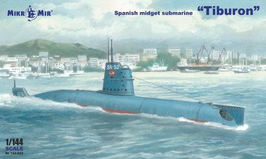 Mikro-Mir MM144-022 1:144 Tiburon Spanish midget submarine