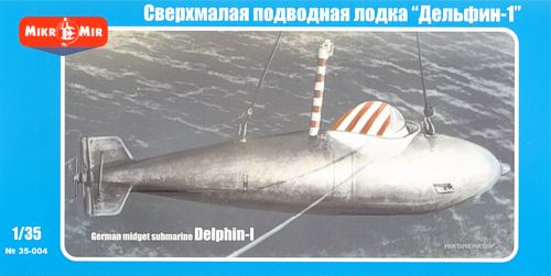 Mikro-Mir MM35-004 1:35 'Delphin' German midget submarine.