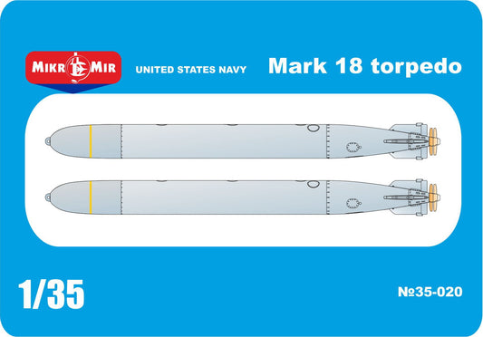 Mikro-Mir MM35-020 1:35 United States Navy Mk.18 Torpedo x 2