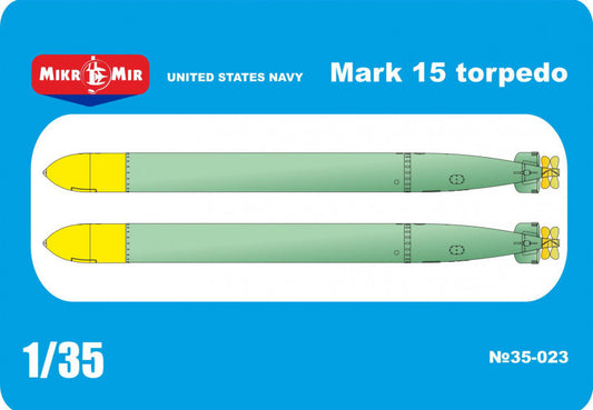 Mikro-Mir MM35-023 1:35 US Mk 15 torpedo Length, mm: 196