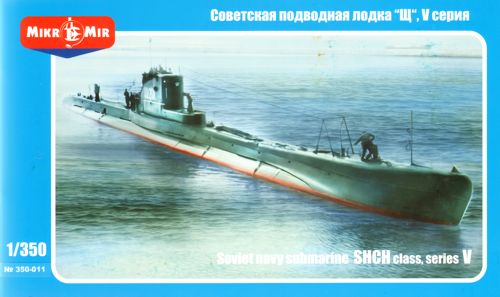 Mikro-Mir MM350-11 1:350 Soviet submarine 'Shch' class, series V-bis-2