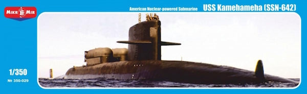 Mikro-Mir MM350-29 1:350 SSN-642 Kamehameha with DDS submarine