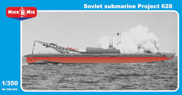 Mikro-Mir MM350-30 1:350 Soviet Submarine Project 628
