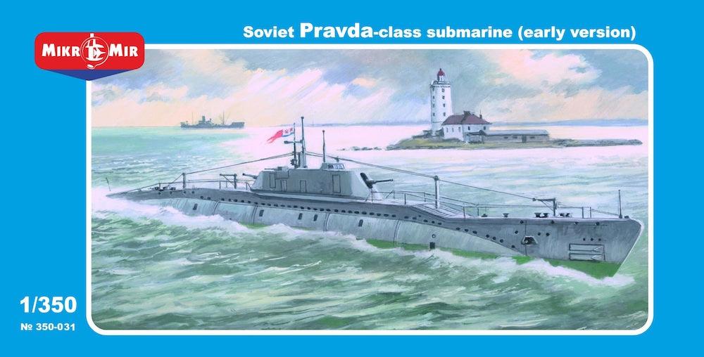 Mikro-Mir MM350-31 1:350 Soviet Pravda Class submarine