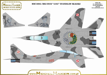 Model Maker MM73004 MiG-29UB 4105 Stanislaw Skalski 1:72