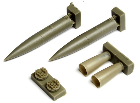 Maestro Models MMMK4912 1:48 2 x Rocket pod m/57 for J32B 'Lansen' & J35 Draken.