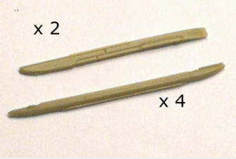 Maestro Models MMMK4915 1:48 Saab Ja-37 'Viggen' rail set x 6