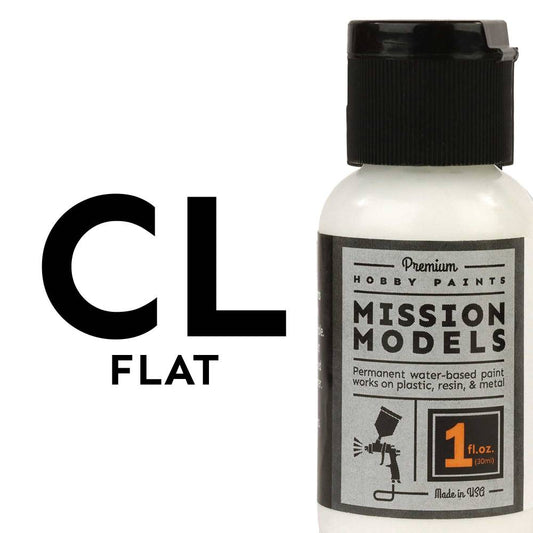 Mission Models Flat Clear Coat, 1oz PA004