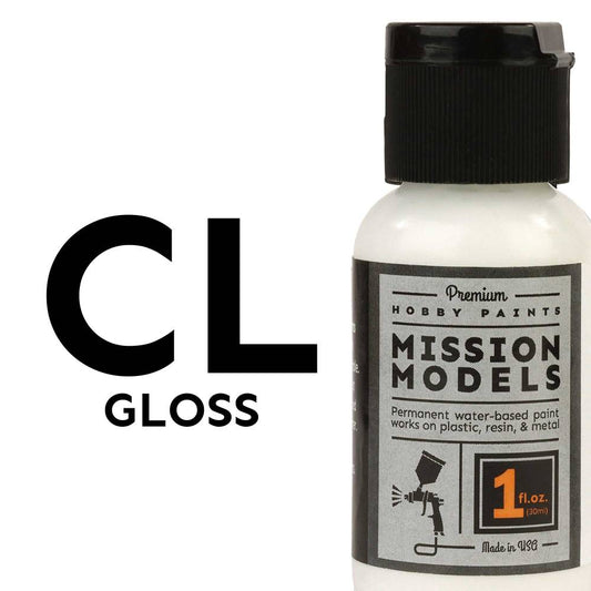 Mission Models Gloss Clear Coat, 1oz PA006