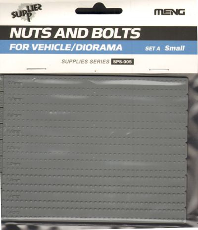 Meng Model MMSPS-005 Military vehicle Nuts and Bolts SET 1:35 Model Kit