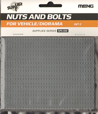 Meng Model MMSPS-008 Nuts and Bolts SET C 1:35 Model Kit