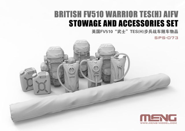 Meng Model MMSPS-073 British FV510 Warrior Stowage Set 1:35 Model Kit