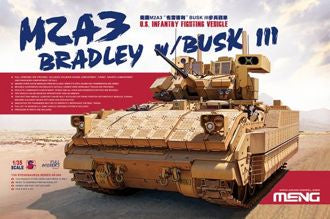Meng Model MMSS-004 M2A3 Bradley Infantry Fighting Vehicle with BUSK III 1:35 Model Kit