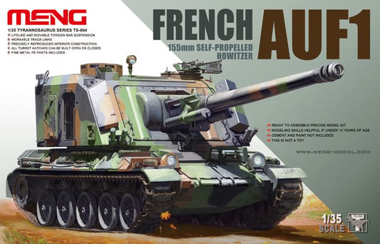 Meng Model MMTS-004 French AUF1 155mm Self-propelled Howitzer 1:35 Model Kit