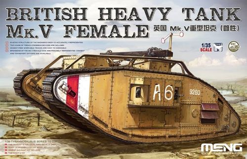 Meng Model MMTS-029 Mk.V Female British Heavy Tank 1:35 Model Kit