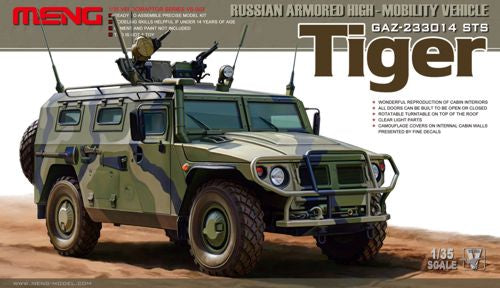 Meng Model MMVS-003 Soviet GAZ 233014 STS Tiger 1:35 Model Kit