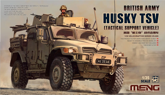 Meng Model MMVS-009 Husky TSV British Army Tactical Support Vehicle 1:35 Model Kit
