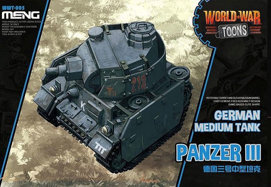 Meng Model MMWWT-005 German Pz.Kpfw.III Toon Model Kit
