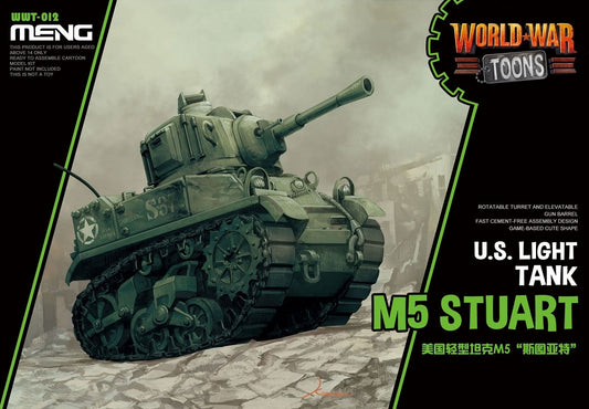 Meng Model MMWWT-012 M5 Stuart US Light Toon Model Kit