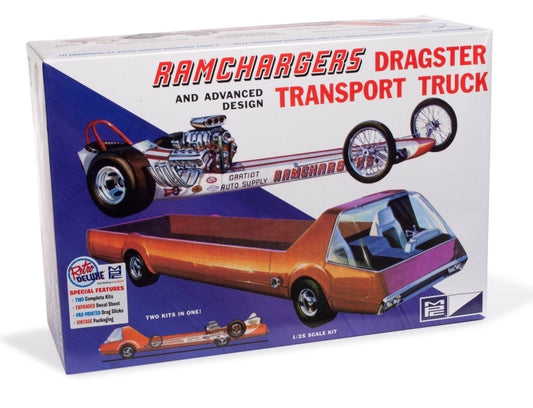 MPC MPC970 1:25 Ramchargers Dragster and Transporter