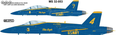 Milspec MPEC32053 F/A-18A-D Blue Angels 1987-2006 1:32