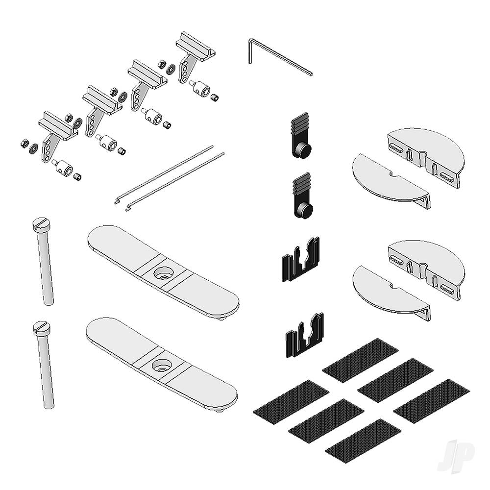 Multiplex Small Parts Set Twinstar II 224174
