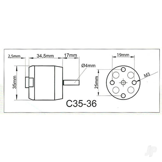 Multiplex ROXXY BL Outrunner (C35-36-05) 314963
