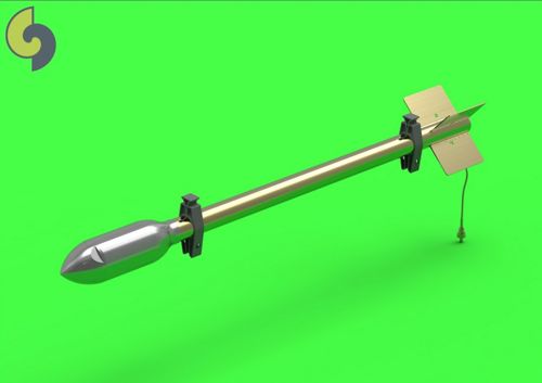 Master MR24-011 1:24 British 3in Rocket RP-3 with 60LB SAP heads