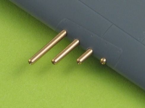 Master MR72-002 1:72 Republic P-47D Thunderbolt .50 Browning M2 barrels