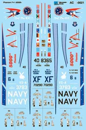Microscale MS72021 1:72 McDonnell F-4 Phantom 5000th