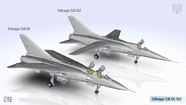 Modelsvit MSVIT72057 1:72 Dassault_Mirage G8 02 variable-geometry fighter