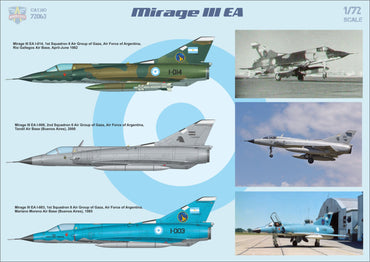 Modelsvit MSVIT72063 Mirage IIIEA/IIIEBR Fighter-Bomber 1:72