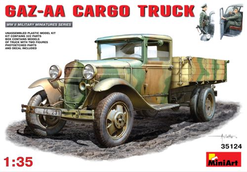MiniArt MT35124 1:35 Soviet GAZ-AA Cargo Truck
