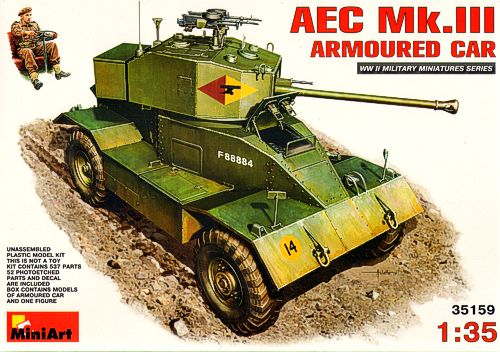 MiniArt MT35159 1:35 AEC Mk.III Armoured Car