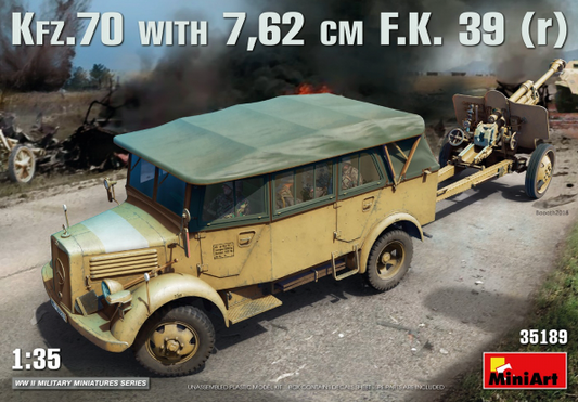 MiniArt MT35189 1:35 Kfz.70 & 7,62 cm F.K