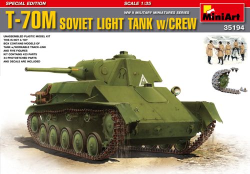 MiniArt MT35194 1:35 Soviet T-70M Special Edition