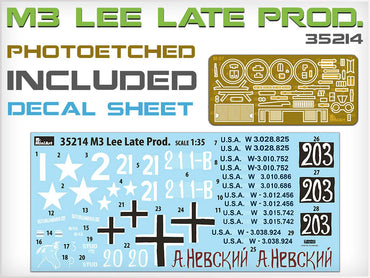 MiniArt MT35214 1:35 M3 LEE LATE PROD