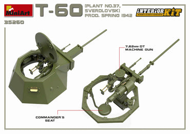 MiniArt MT35260 1:35 SOVIET T-60 PLANT N.37, SVERDLOVSK PROD